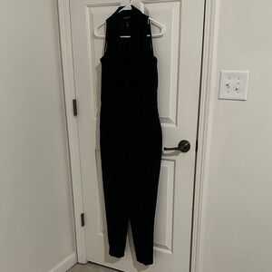 White House Black Market Sleeveless Black Jumpsuit
